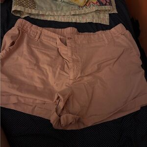 Old Navy Pink High Waist Shorts Relaxed Fit
